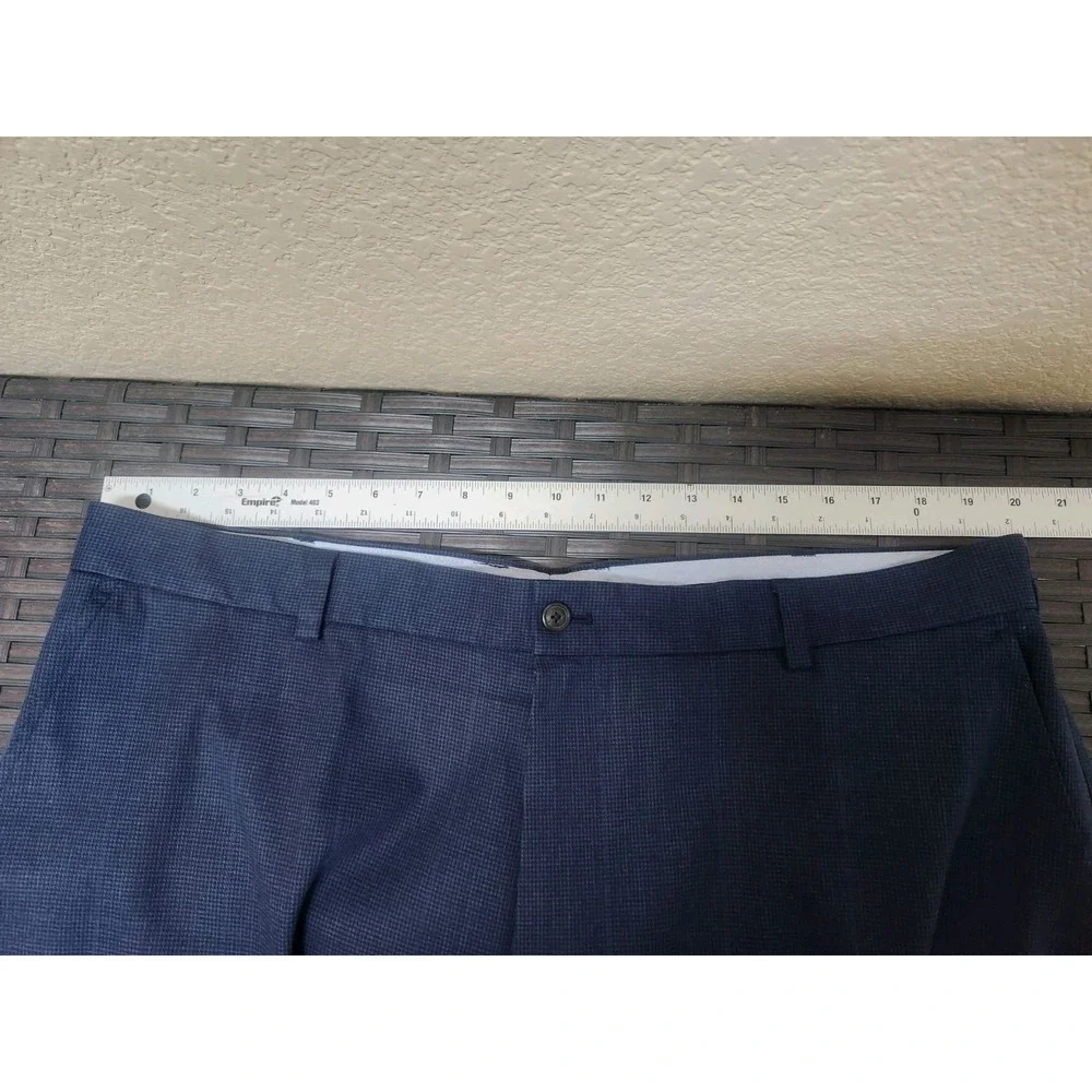 Brooks Brothers Men's Blue Chino Dress Pants Clark Fit W42/L30 Cotton